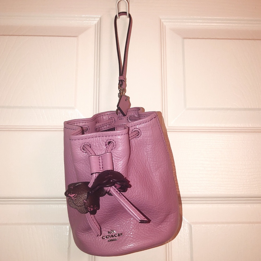 Coach Floral Clutch in Purple